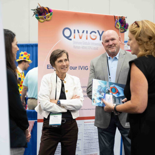 Healthcare suppliers and members connect during the Supplier Showcase at the Capstone Forum in Myrtle Beach, SC.